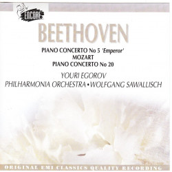 Beethoven - Piano Concerto No 5 - Mozart No 20 - Wolfgang Sawallisch