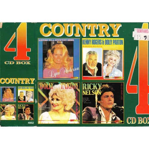 Country - Lynn Anderson - Kenny Rogers - Dolly Parton - Ricky Nelson ( Box 4 cd )
