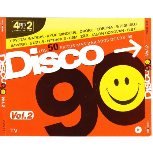 Disco 90 Vol. 2 - Los 50 exidos mas baolados de los 90 ( 4 cd )