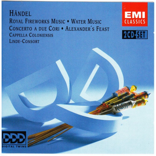 Handel - Royal Fireworks Music - Water music - Concerto a due cori - Alexnder' s feast ( 2 cd ) ( EMI )