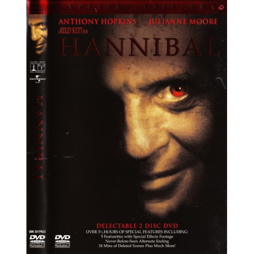 DVD - Hannibal - Anthony Hopkins ( 2 dvd )