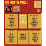 Hits from the World No 1 - Italy - France - Spain - Brazil - greece ( Box 5 cd )