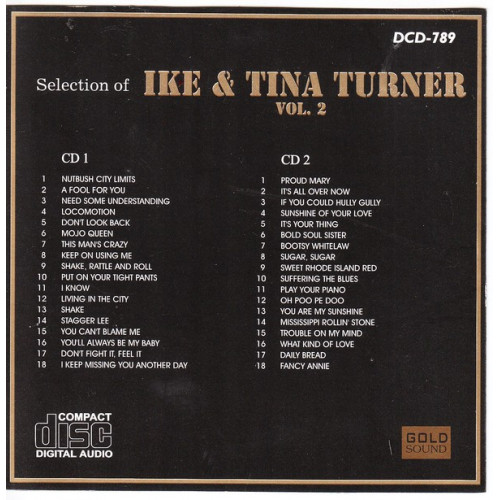 Turner Ike & Tina - Selection Of Ike & Tina Turner Vol. 2 ( 2 cd )