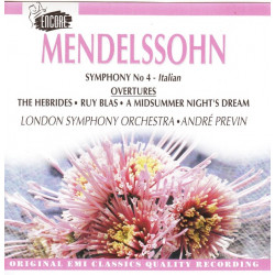 Mendelssohn - Symphony No 4 - Italian - Andre Previn Mendelssohn - Symphony No 4 - Italian - Andre Previn