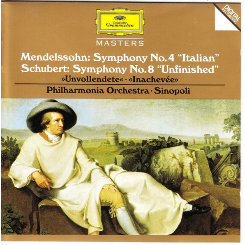 Mendelsson - Sympony No 4 Italian - Schubert - Symohony No 8 Unfinished ( Deutsche Grammophone )