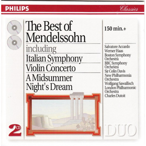 Mendelsson the best of - Italian Symphony - Violin Concerto - A midsummer - Night' s Dream ( Philips ) ( 2 cd )