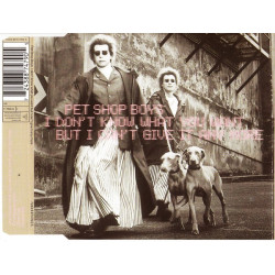 Pet Shop Boys - I don' t know what you want - But i can' t give it any more