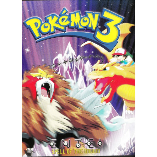 DVD - POKEMON No 3 - SPELL OF THE UNOWN - PKACHU & PICHU